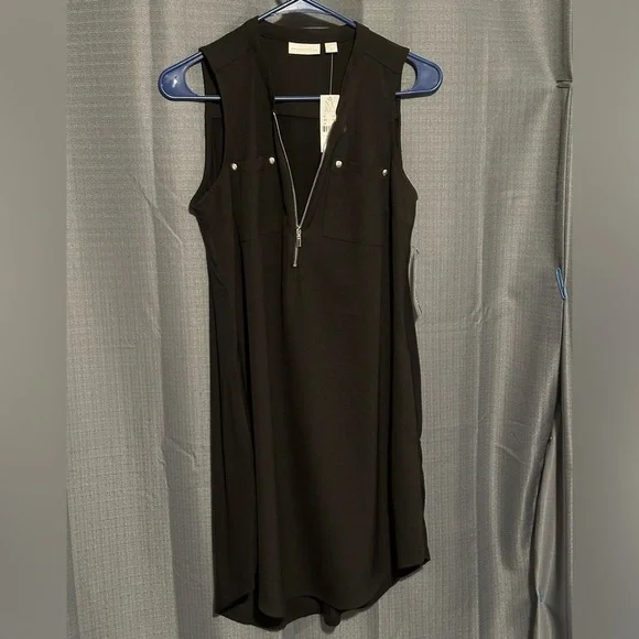 New York and Company NWT Sleeveless Dress with Pockets - Picture 1 of 6